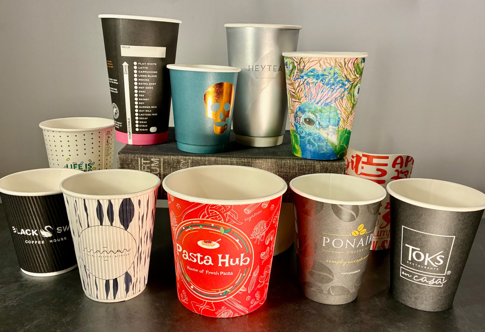 Krispy Kreme custom branded foodservice cups